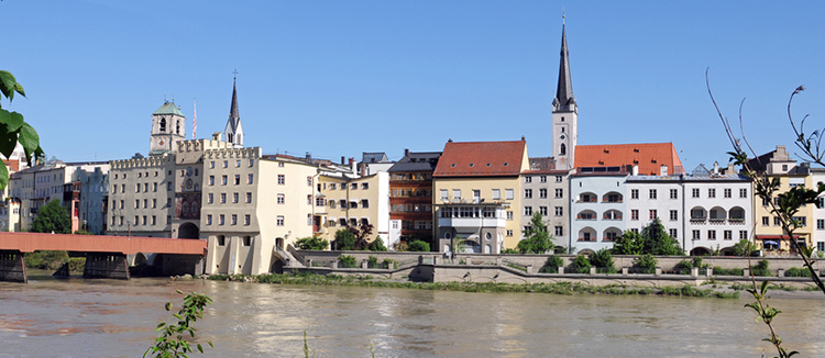 mit den Städten Wasserburg, Kolbermoor und Bad Aibling.